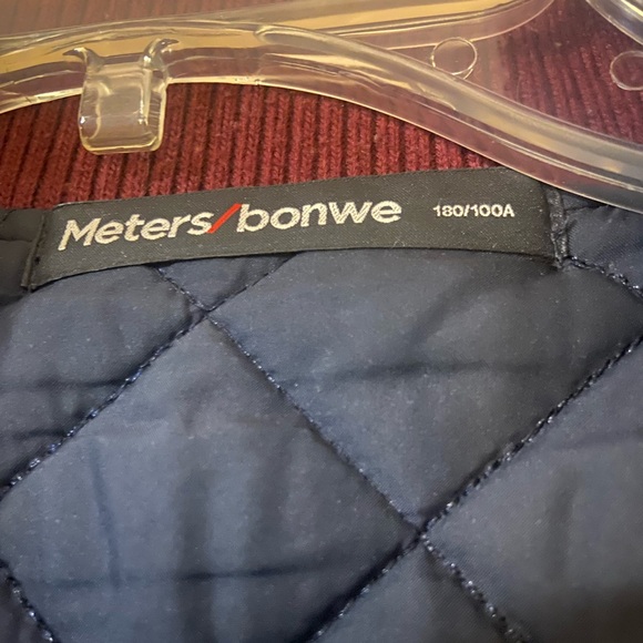 Meters/ bonwe  Varsity /Bomber Jacket - Picture 3 of 3